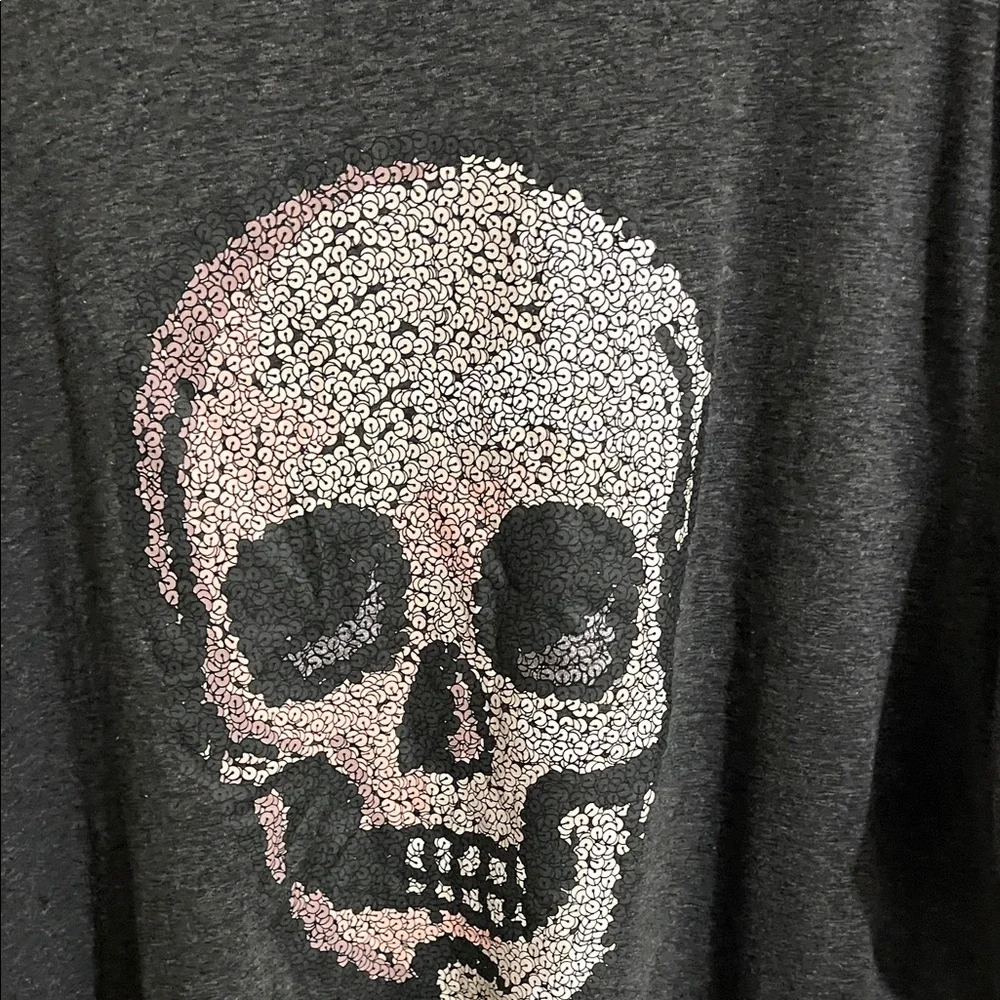Torrid Black Skull Graphic Tee - Picture 3 of 5